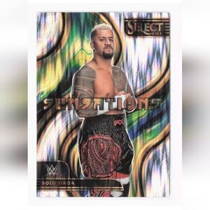 Solo Sikoa 🔥 WWE Wrestling Trading Card 🏆 Bloodline Tribal Chief
